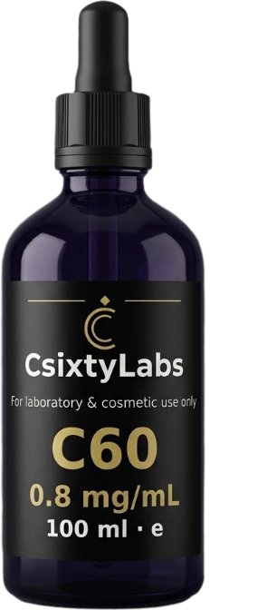 CSixtyLabs C60 Fullereen Olijfolie 100ml — zwarte glazen fles